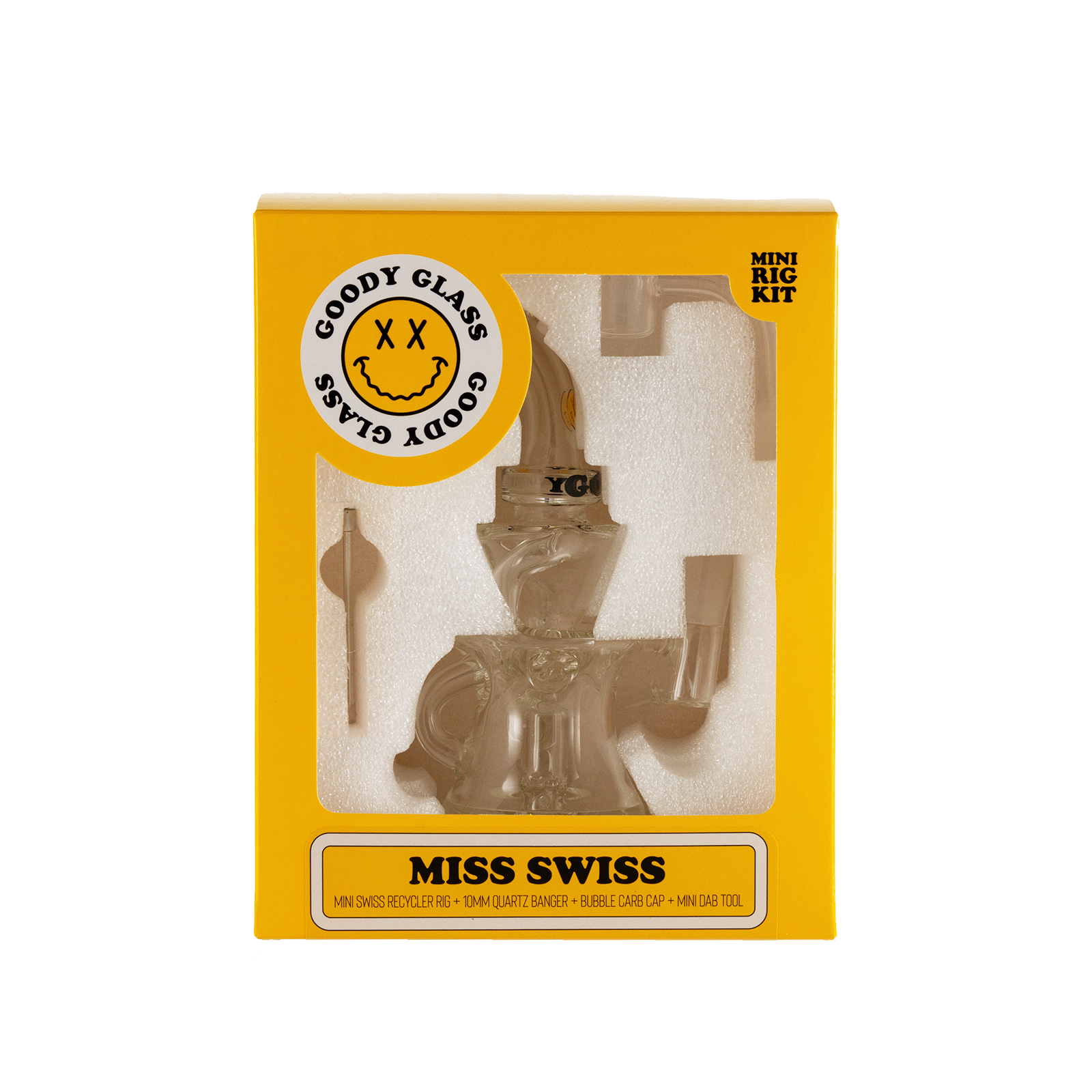 Goody Glass Miss Swiss Recycler Dab Rig