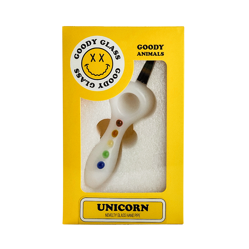 Goody Glass Unicorn Hand Pipe