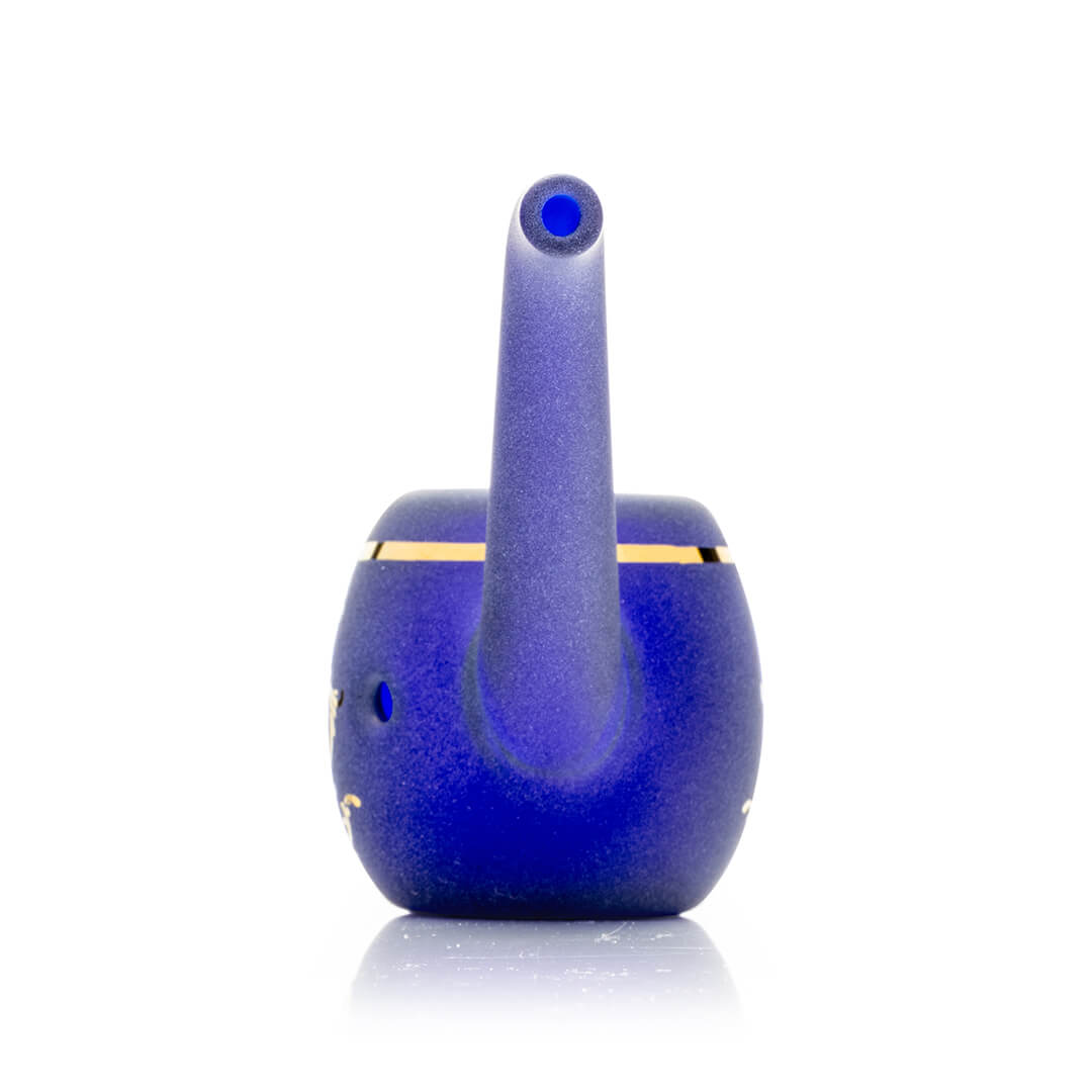 Hemper Jeweled Egg Glass Sherlock Pipe