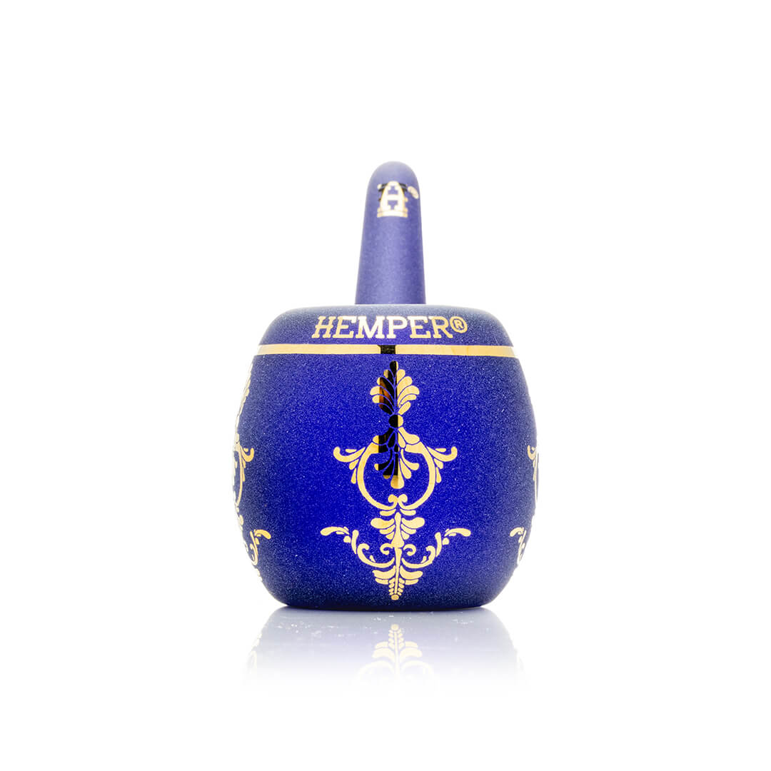 Hemper Jeweled Egg Glass Sherlock Pipe