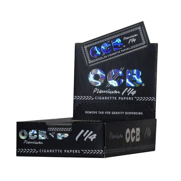 OCB 1.25” Premium Rolling Papers | 24pc Display