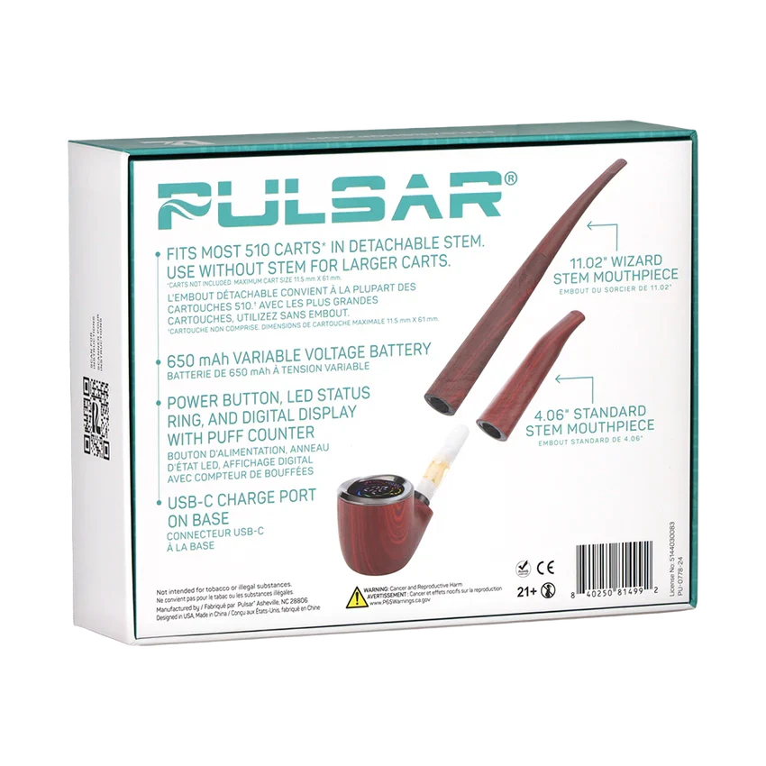 Pulsar 510 DL Wizard Pipe Vape 🔋