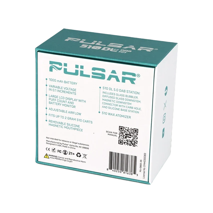 Pulsar 510 DL 5.0 Vape with Dab Station Kit 🍯