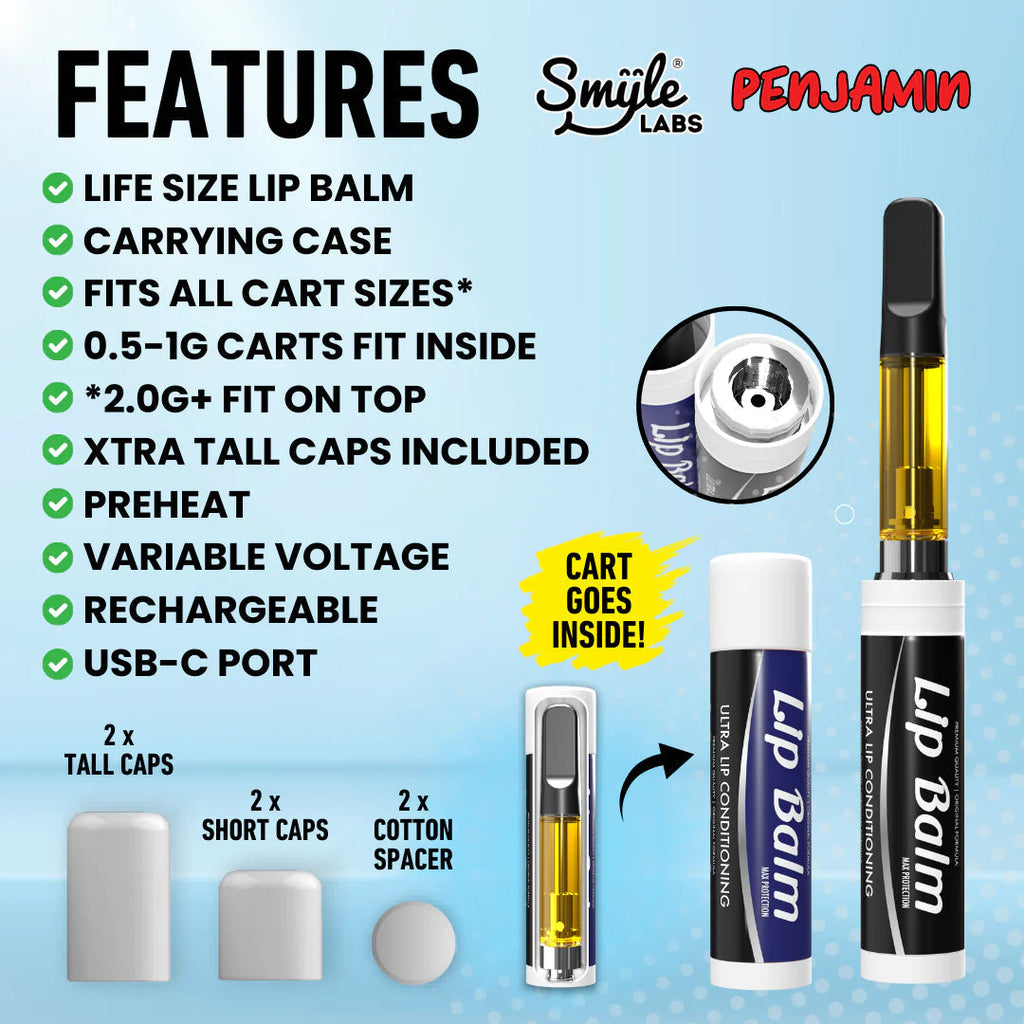 Smyle Labs Lip Balm Vaporizer - 510 Vape Battery