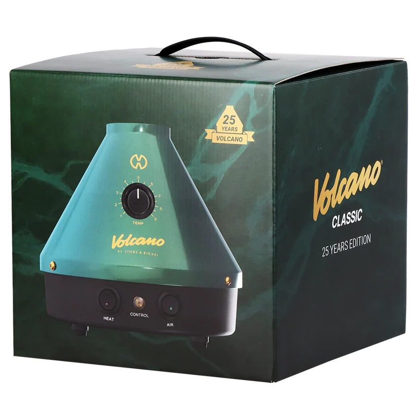 Storz & Bickel 25-Year LE Green & Gold Volcano Classic Vaporizer 🌿