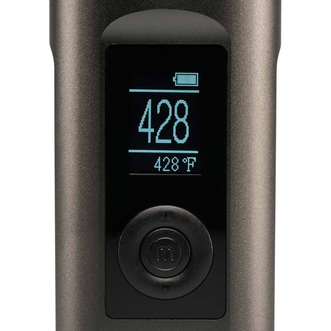 a digital clock is displayed on the back of a cell phone