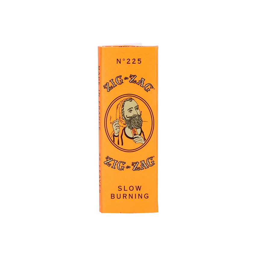 Zig Zag Orange 1.25” Rolling Papers | 24pc Display